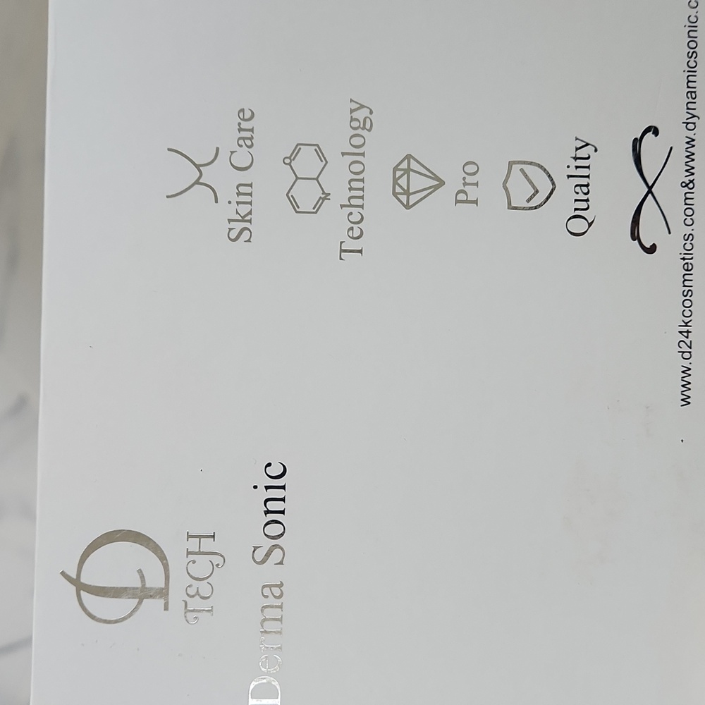 New Derma Sonic Skincare Device - White